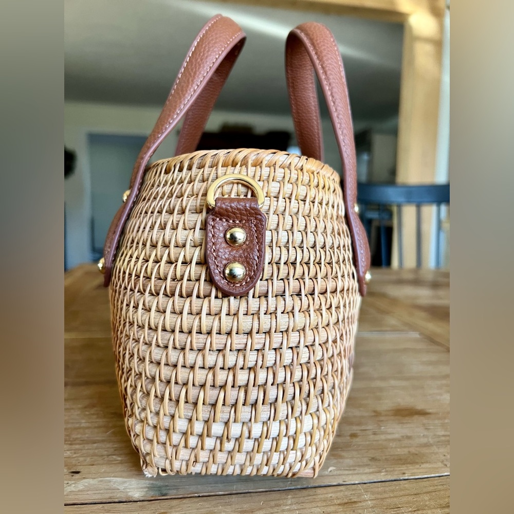 Straw Handbag New - Picture 8 of 14